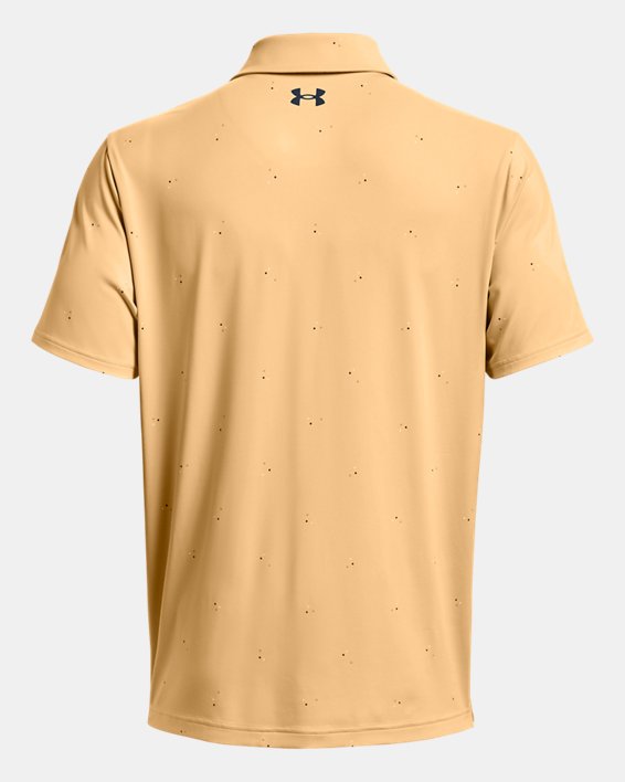 Men's UA Playoff 3.0 Printed Polo in Yellow image number 5